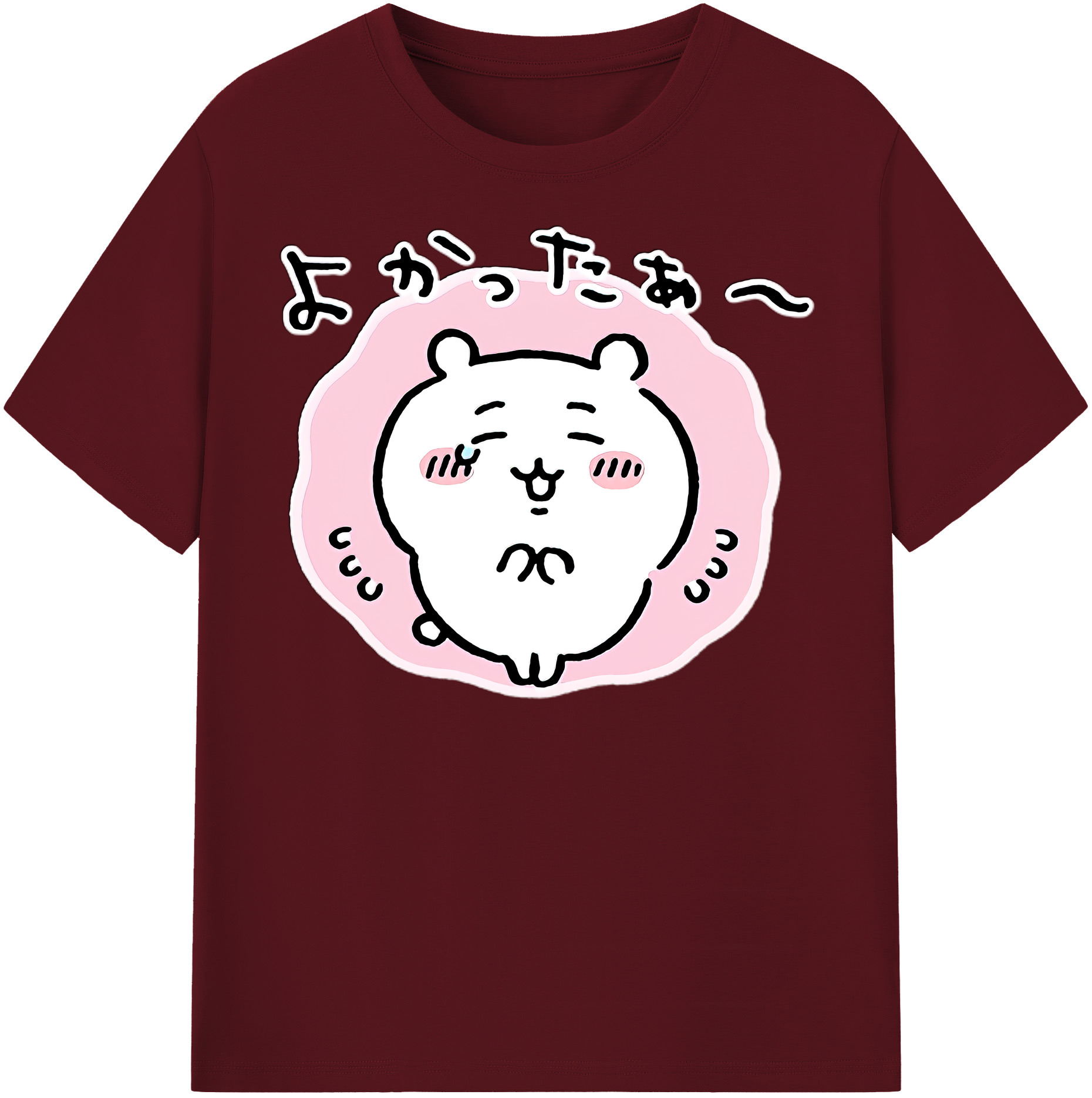 （画像用） ちいかわ ちいかわ Chii-kawa chiikawa 綿100％半袖Tシャツ（フロントプリント）